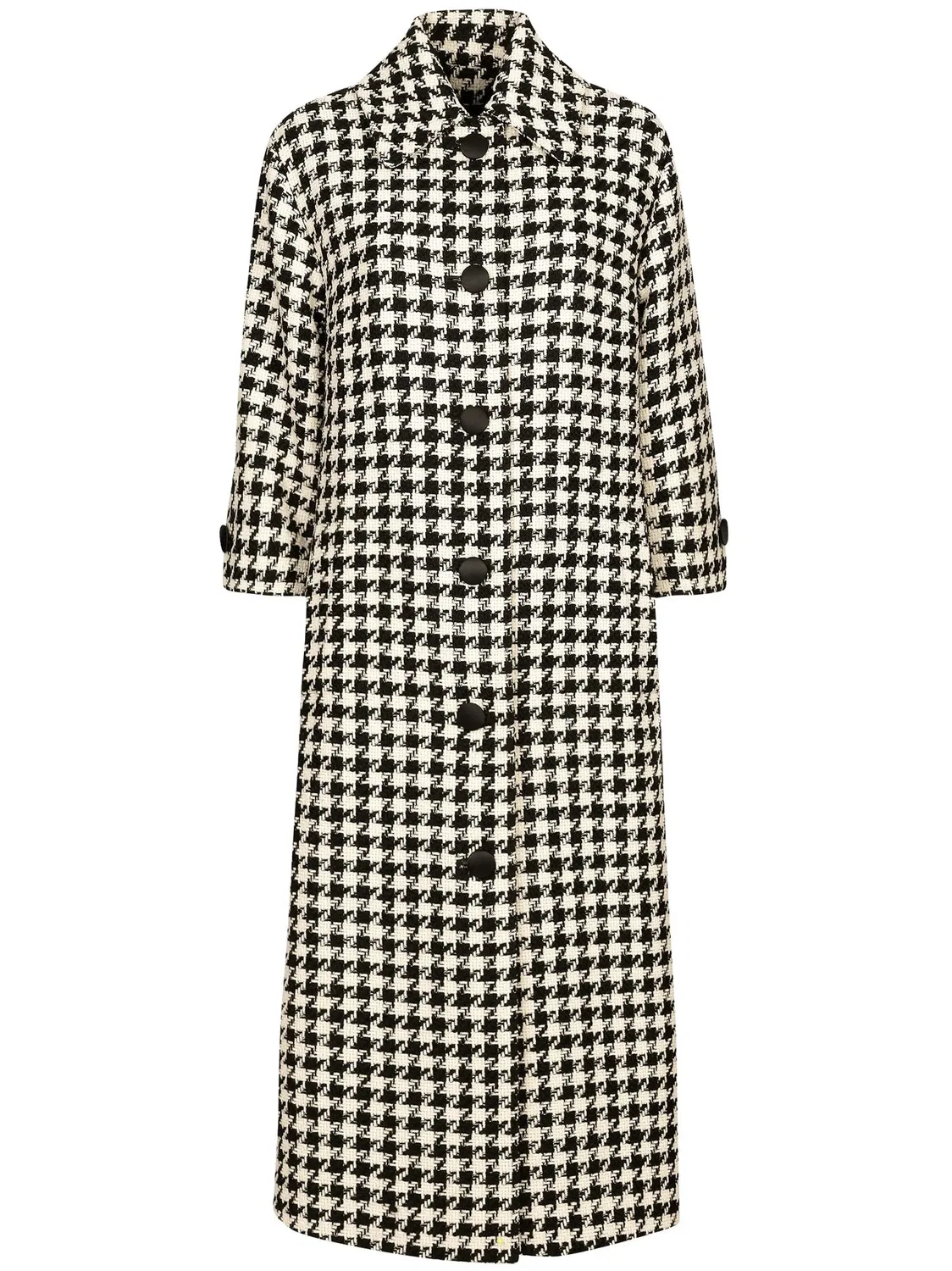 Dolce & Gabbana Тренч в гусиную лапку, черный