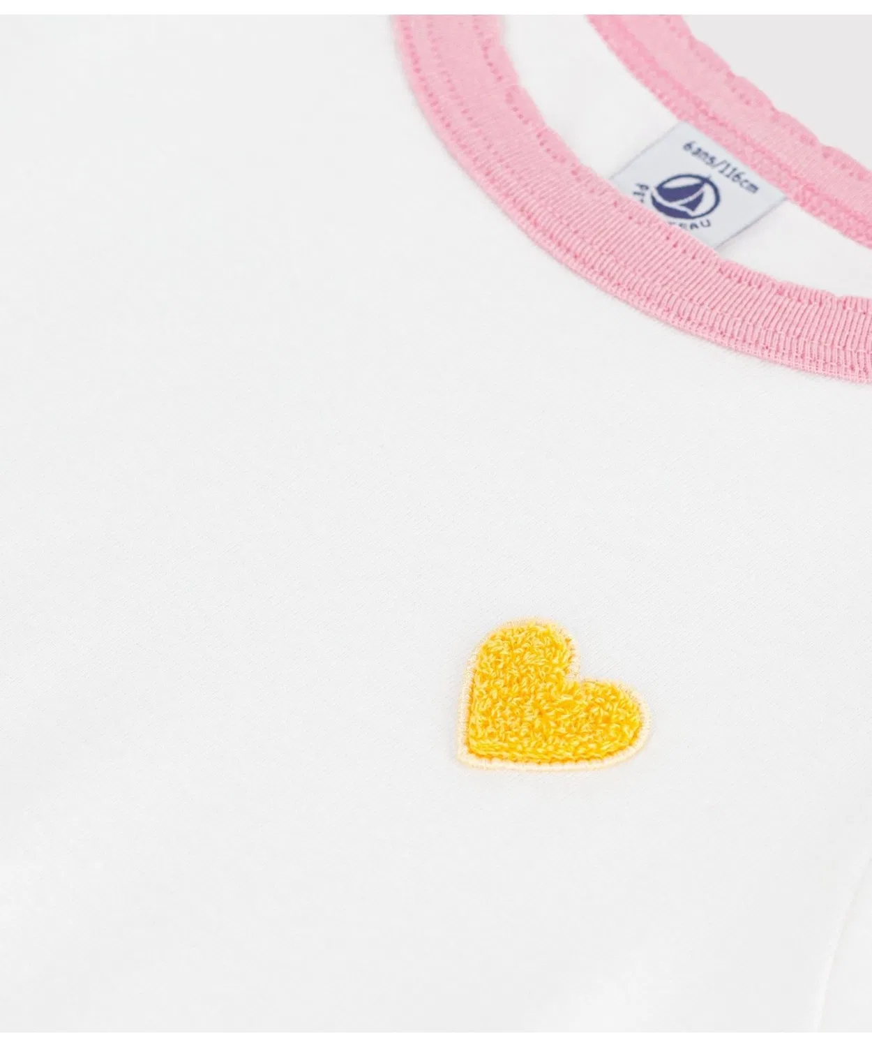 Детская футболка без рукавов Poin Coco PETIT BATEAU, Off White — фото 3