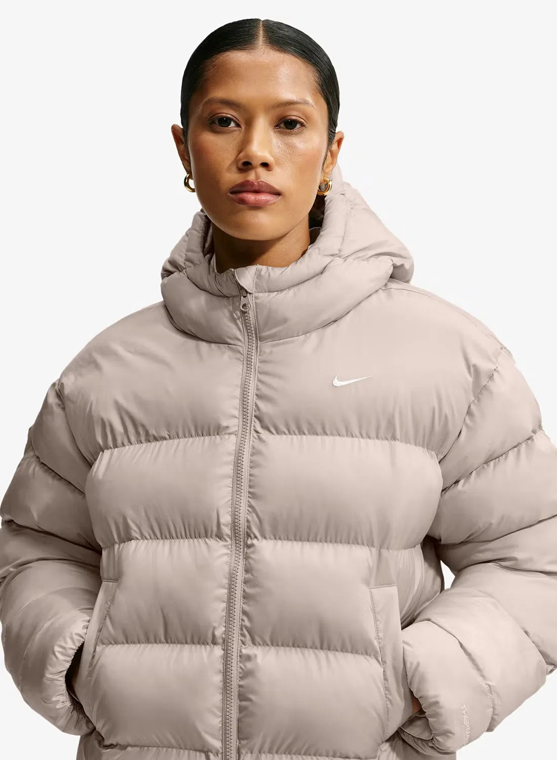 Куртка пуховая Nike, кремовый — фото 3