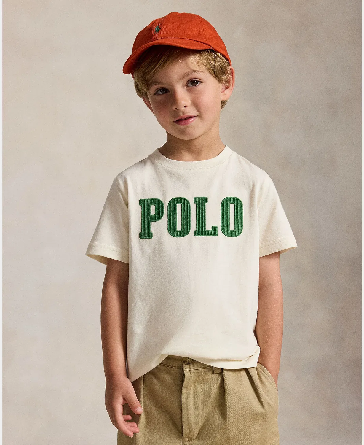 Футболка из хлопка, Unisex Logotipo, Polo Ralph Lauren, кремовый — фото 2