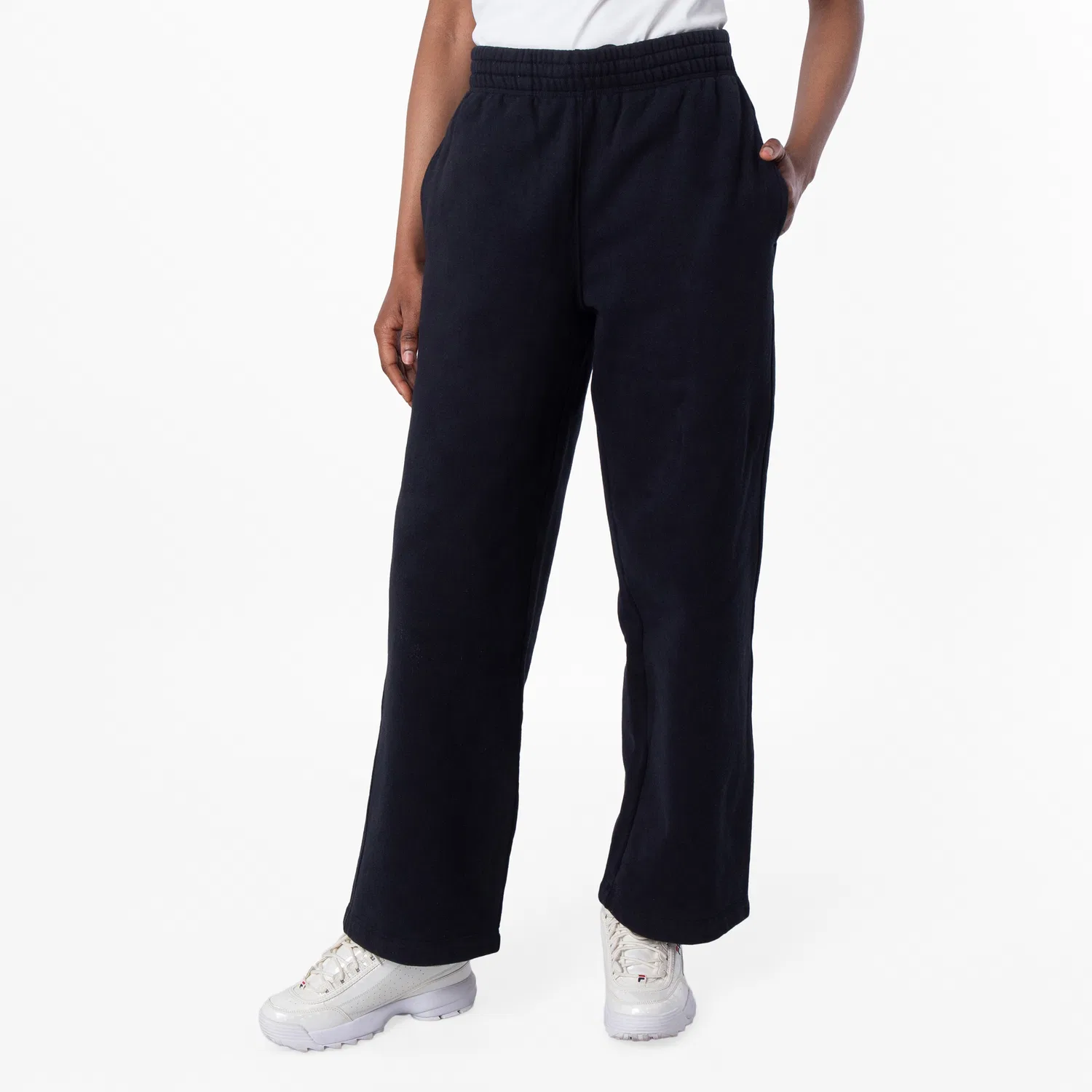 Брюки спортивные из хлопка EKD Embroidered Cotton Track Pants Burberry, Black — фото 3