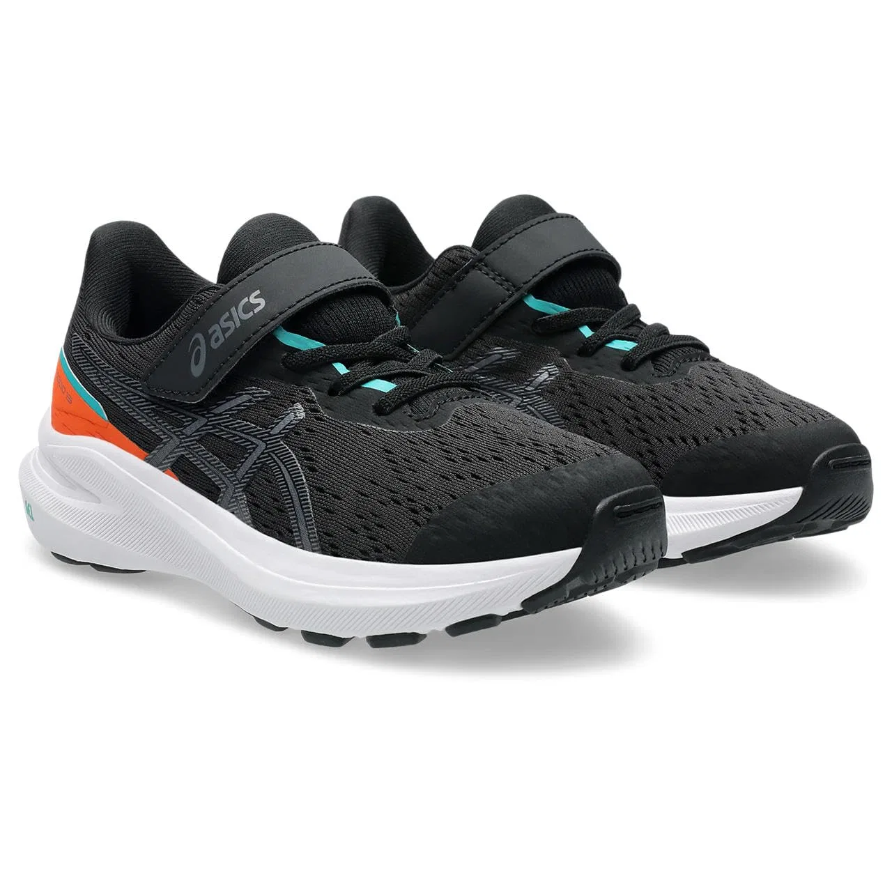 Детские кроссовки для мальчиков с амортизацией Gt-1000 13 PS ASICS, Black Carbon