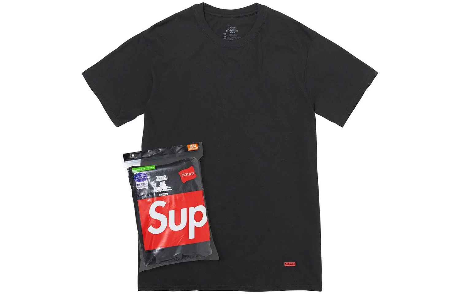 Футболка Supreme X Hanes Kurt Boxer Briefs 3 Pack, Black 3 Pack