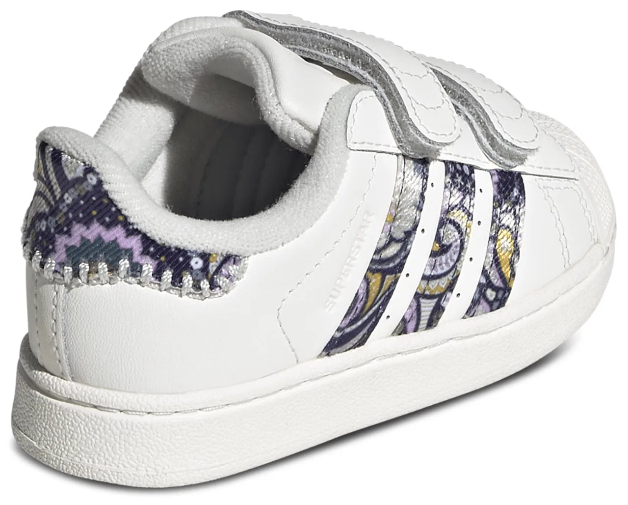 Кроссовки для мальчиков Superstar II Adidas Originals, цвет Gum/Core White/Orchid Fusion — фото 3