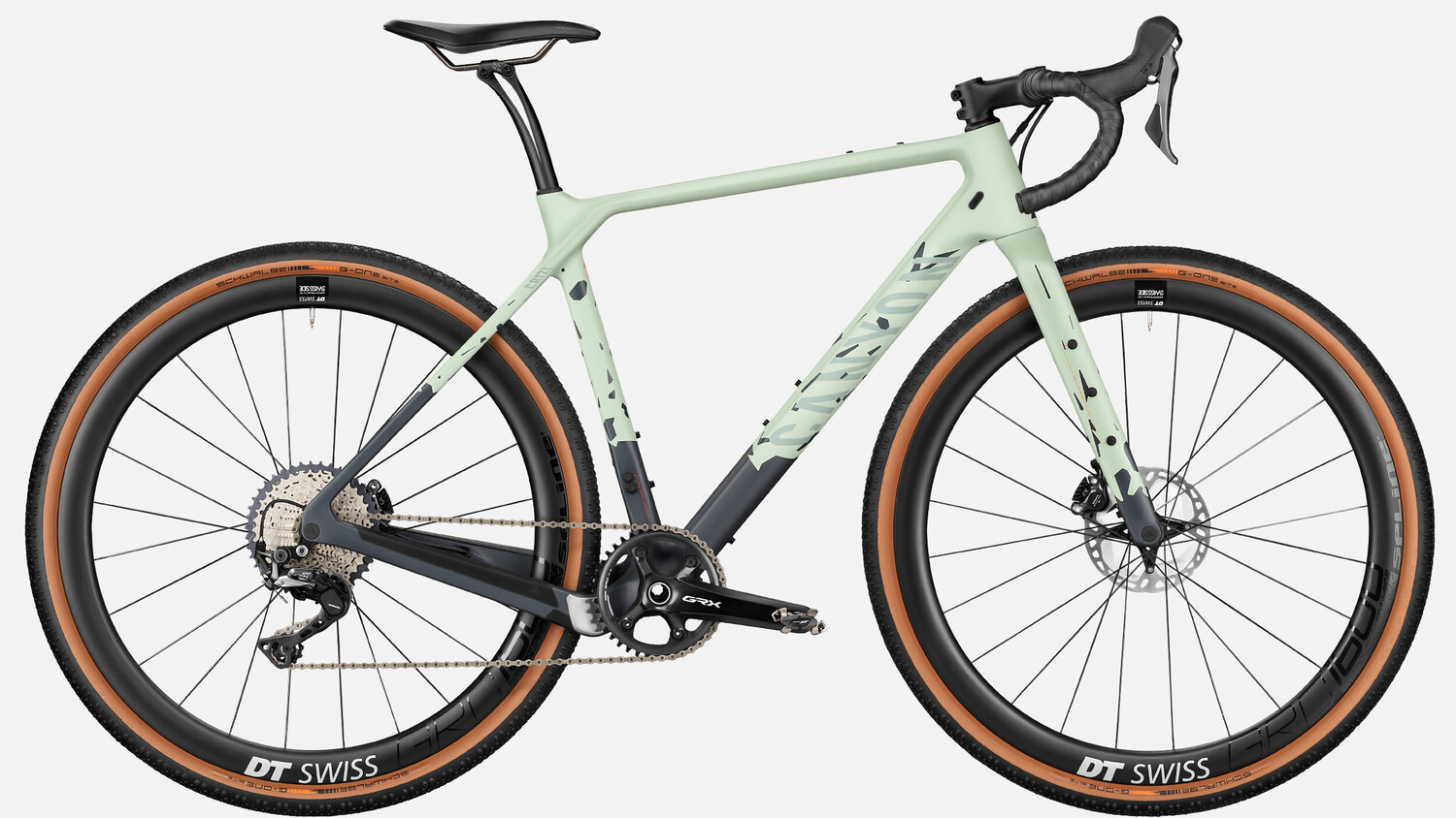 

Гравийный велосипед Canyon Grizl CF SL 8 1by, черный, зеленый