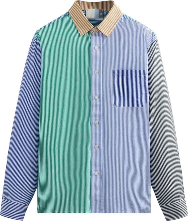 

Рубашка Kith Striped Berkeley Button Down Shirt 'Prestige', разноцветный