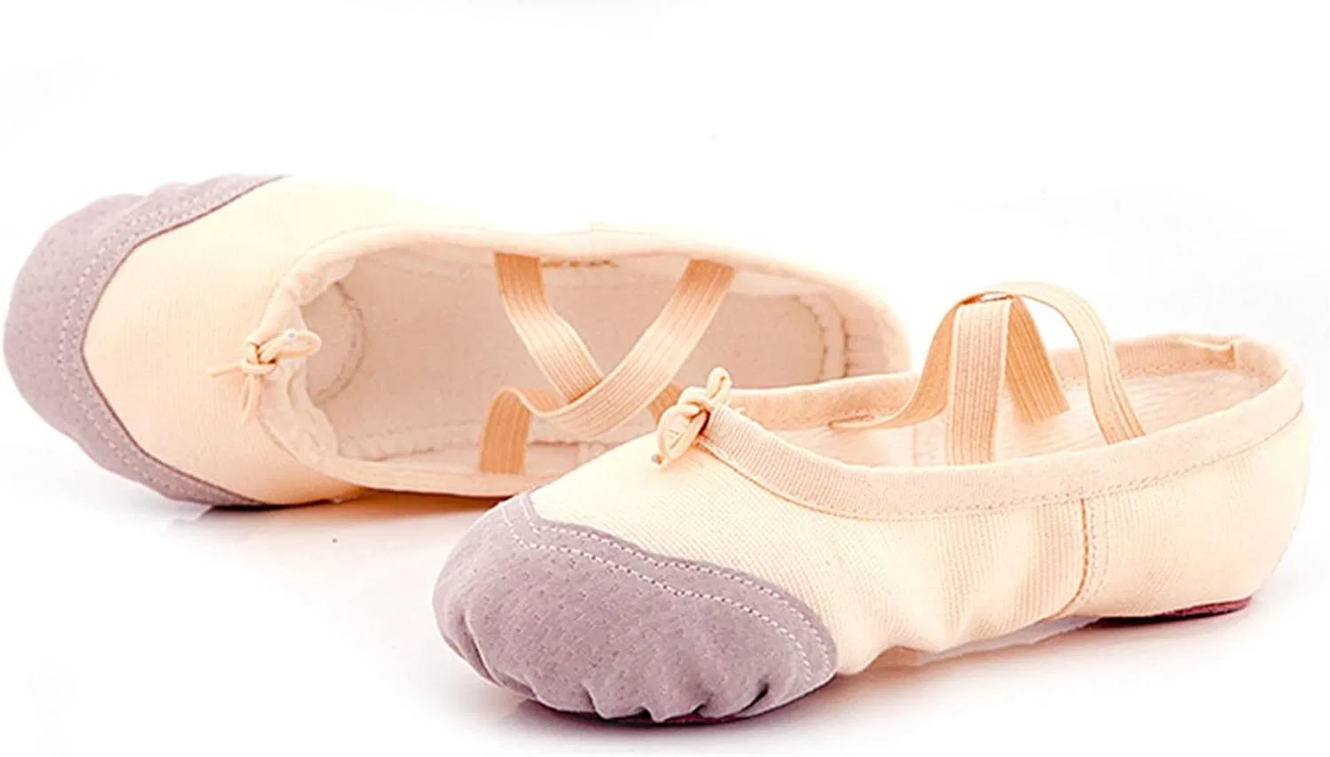 Детские балетки для девочек с принтом Canvas Ballet Dance Shoes Girls Split Sole Ballet Shoes Performance Yoga Slippers Professiona𝐥 Ballerina Flat𝐬 — фото 4