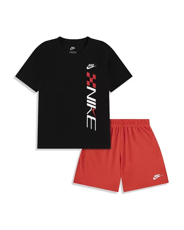 Детский комплект для мальчиков с логотипом Nike, Light Crimson