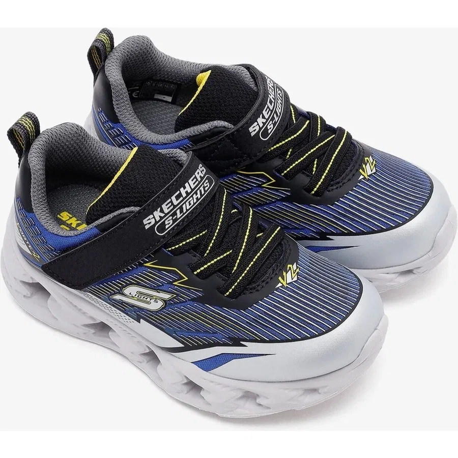 Детские спортивные кроссовки с подсветкой Vortex 2.0 Skechers, Серый — фото 3