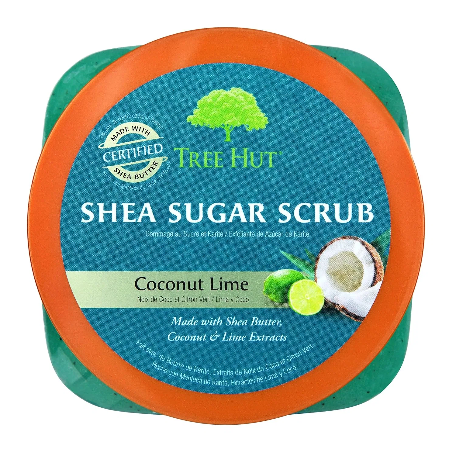 Сахарный скраб для тела Tree Hut Shea Sugar Scrub Coconut Lime, 510 г — фото 2