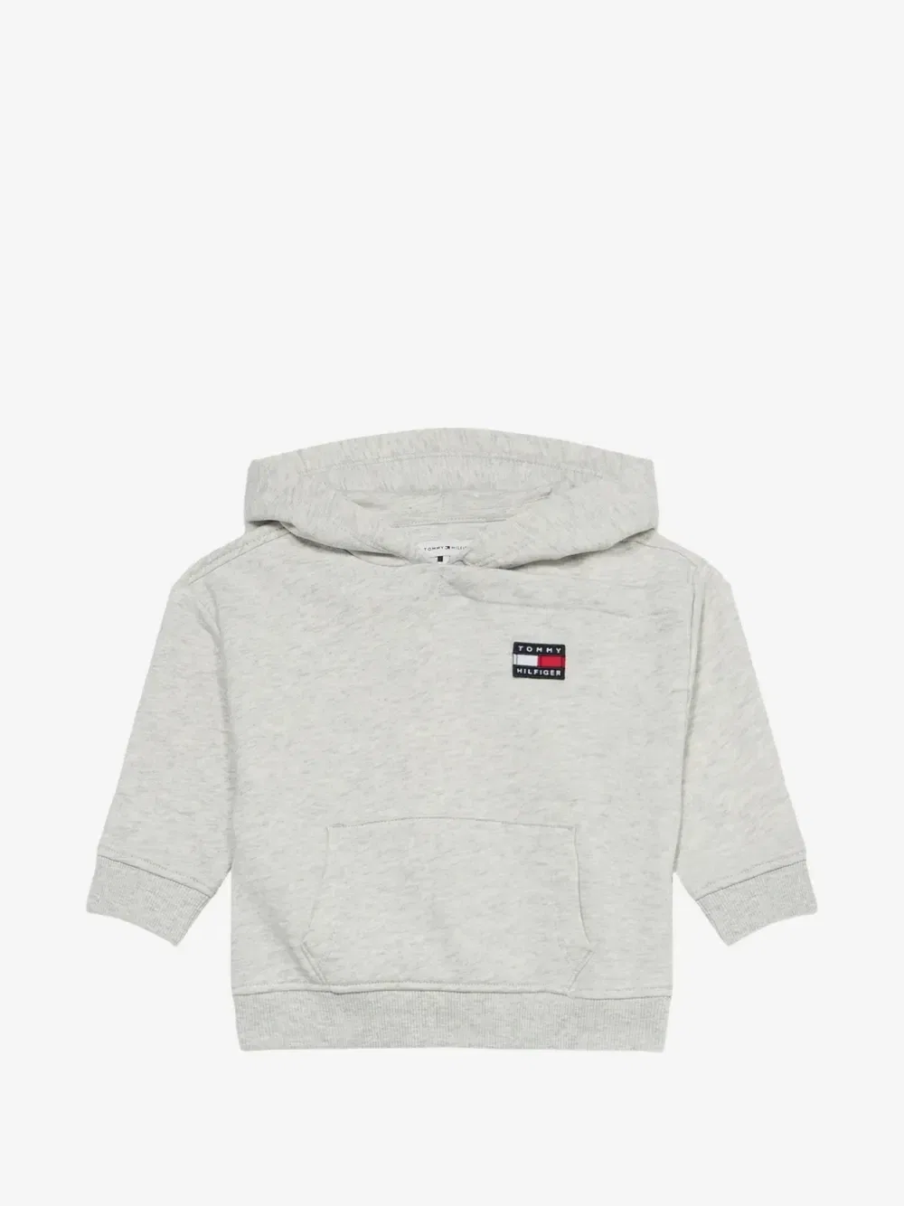 Худи с нашивкой-логотипом Tommy Hilfiger Junior, серый