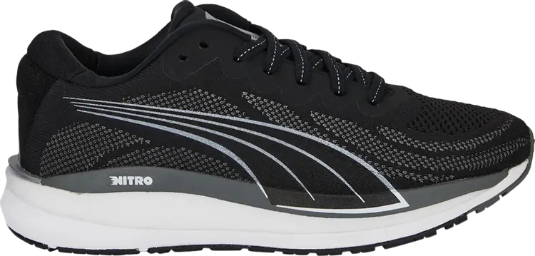 

Кроссовки Puma Wmns Magnify Nitro Knit Black White, черный