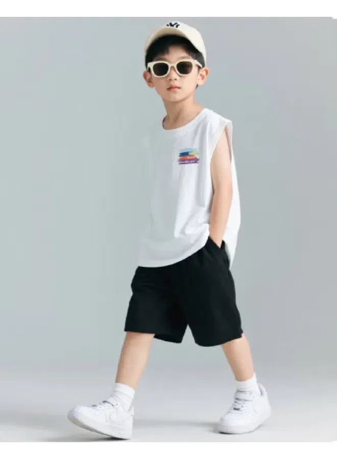 Jeanswest Комплект мальчику без рукавов из хлопка, белый