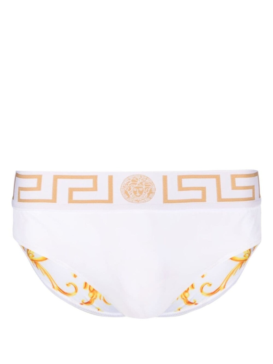 

Versace плавки с узором Greca, белый