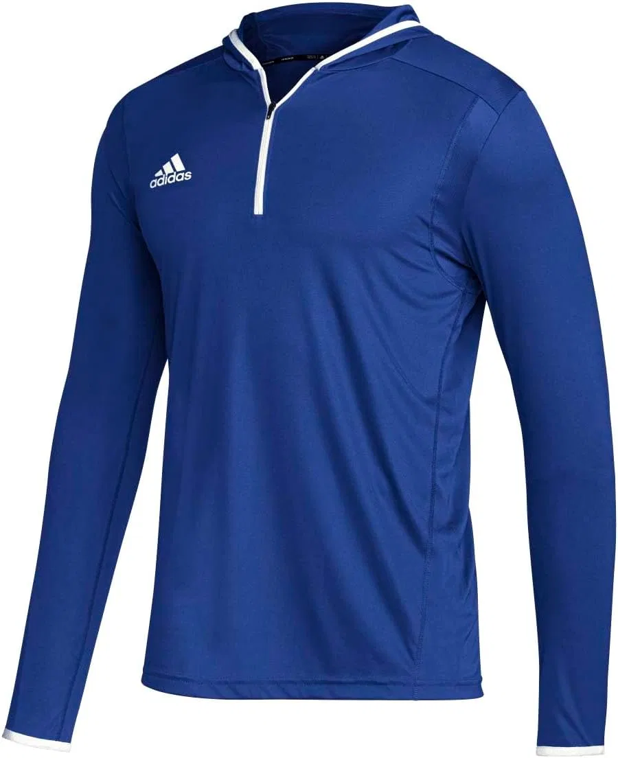 Мужская футболка с длинным рукавом и капюшоном Team Issue Hooded Ls adidas, Royal Blue/White