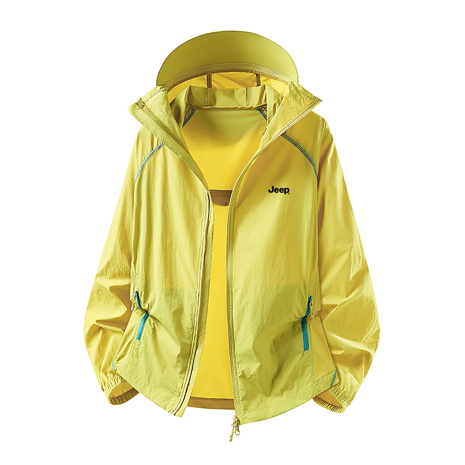 Детская одежда для защиты от солнца с длинным рукавом Jeep Ice Peak Sun Protection Collection, Mustard Yellow