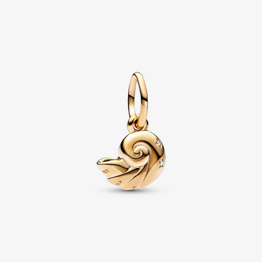 

Шарм-подвеска Pandora x Disney The Little Mermaid Enchanted Shell, золото