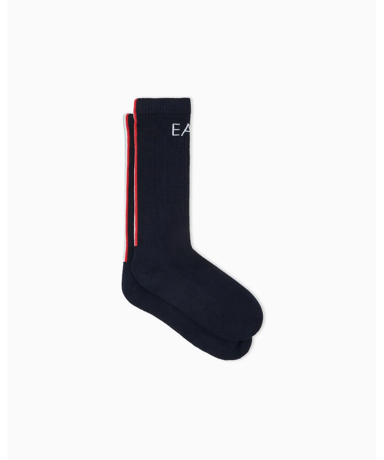Носки с контрастным жаккардовым логотипом EA7, набор из 2 пар EMPORIO ARMANI, Navy
