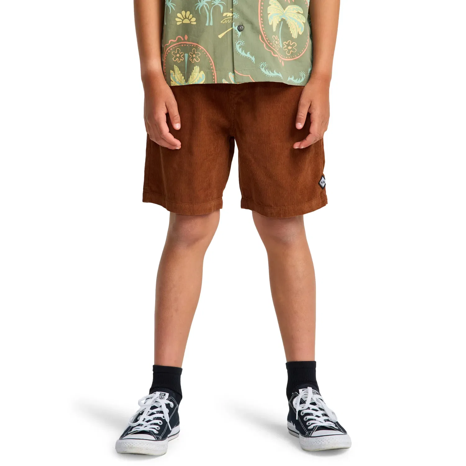 Детские шорты для мальчиков из вельвета Larry Cord Billabong, Marrón