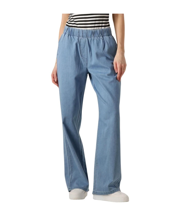 

Синие женские джинсы со средней посадкой Minus, синий