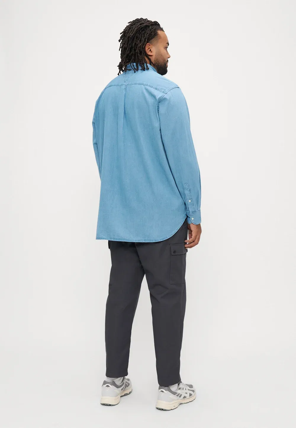 Рубашка Бедфорд - рубашка Tommy Hilfiger, Medium Blue Indigo — фото 3