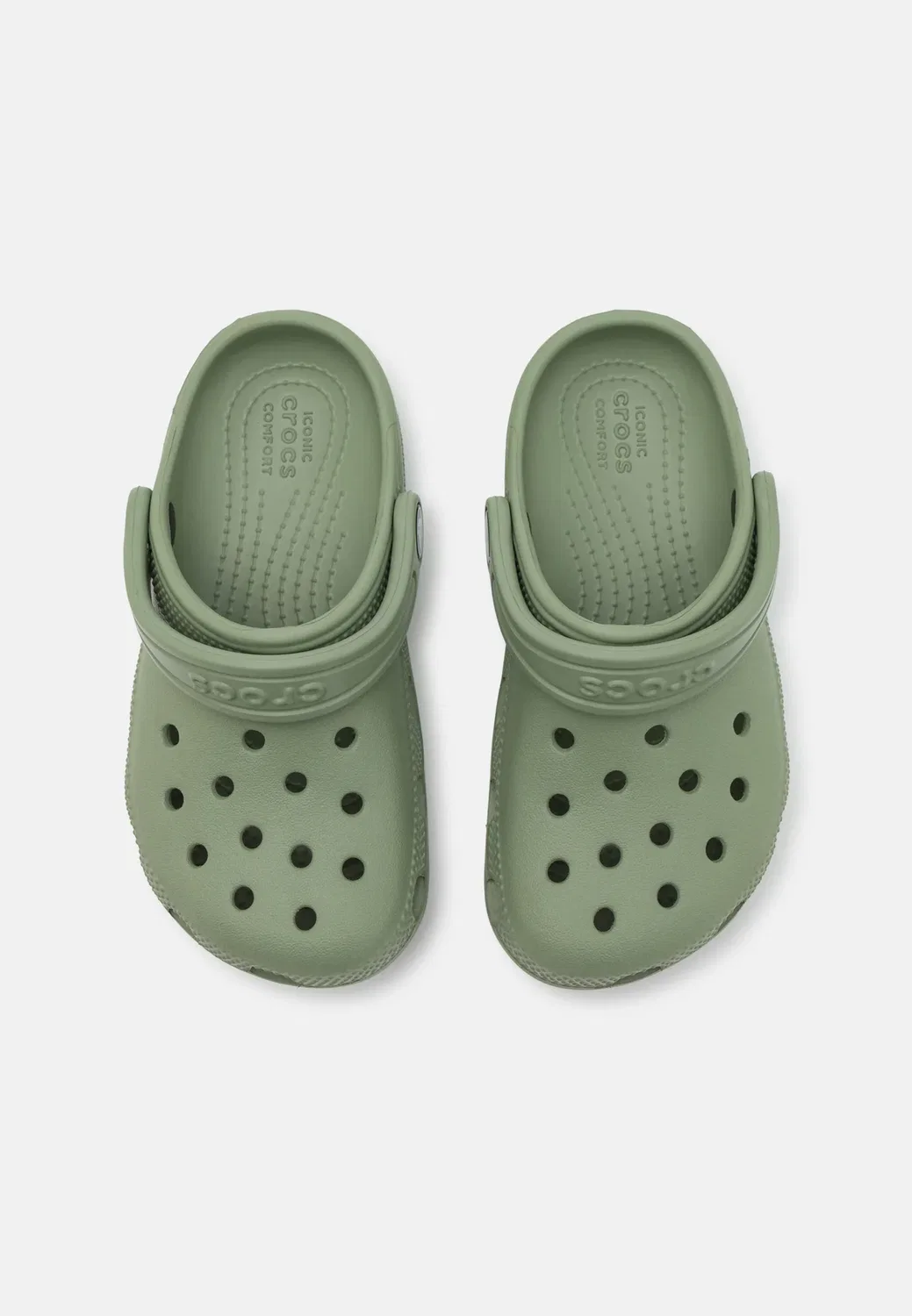 Классические домашние тапочки унисекс Crocs, Moss — фото 4