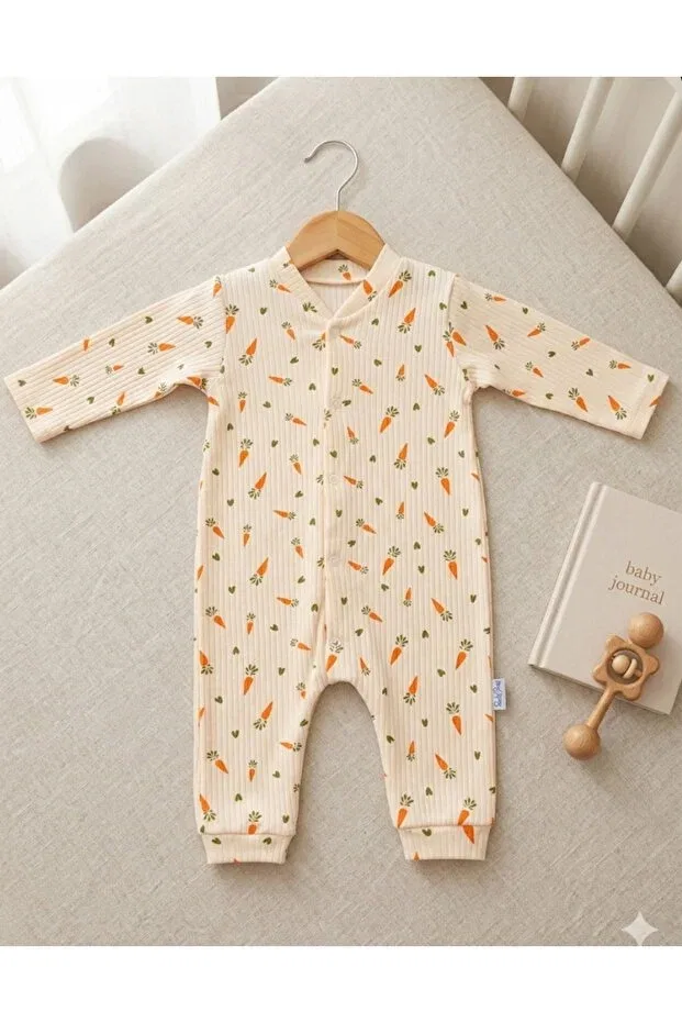 Детский комбинезон для новорожденных с длинным рукавом Babexi, Yellow