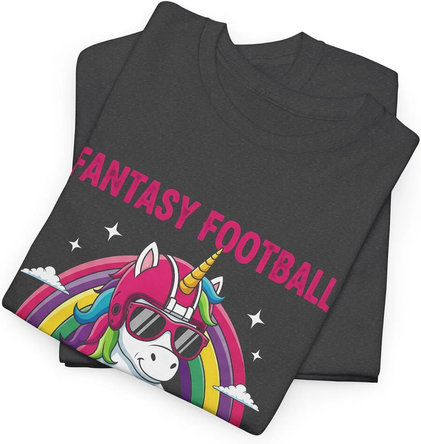 Мужская футболка с принтом Fantasy Football Loser, тёмно-серый меланж — фото 2