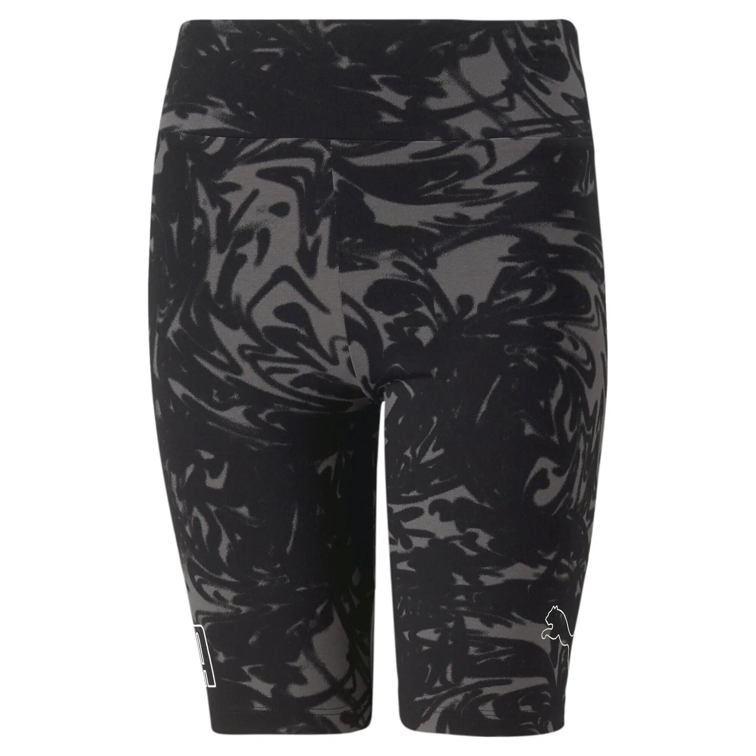 Детские леггинсы с принтом Hochgeschnittene bedruckte kurze Leggings Jugendliche Puma, Schwarz