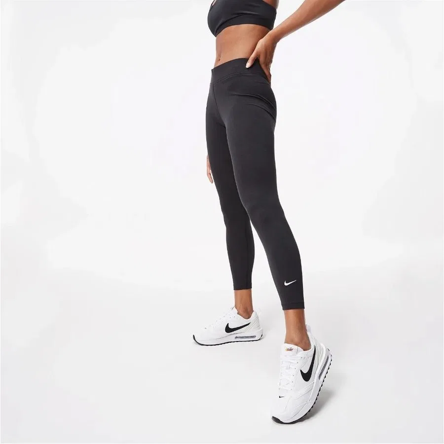 Леггинсы с высокой посадкой Essential Nike, Черный — фото 3