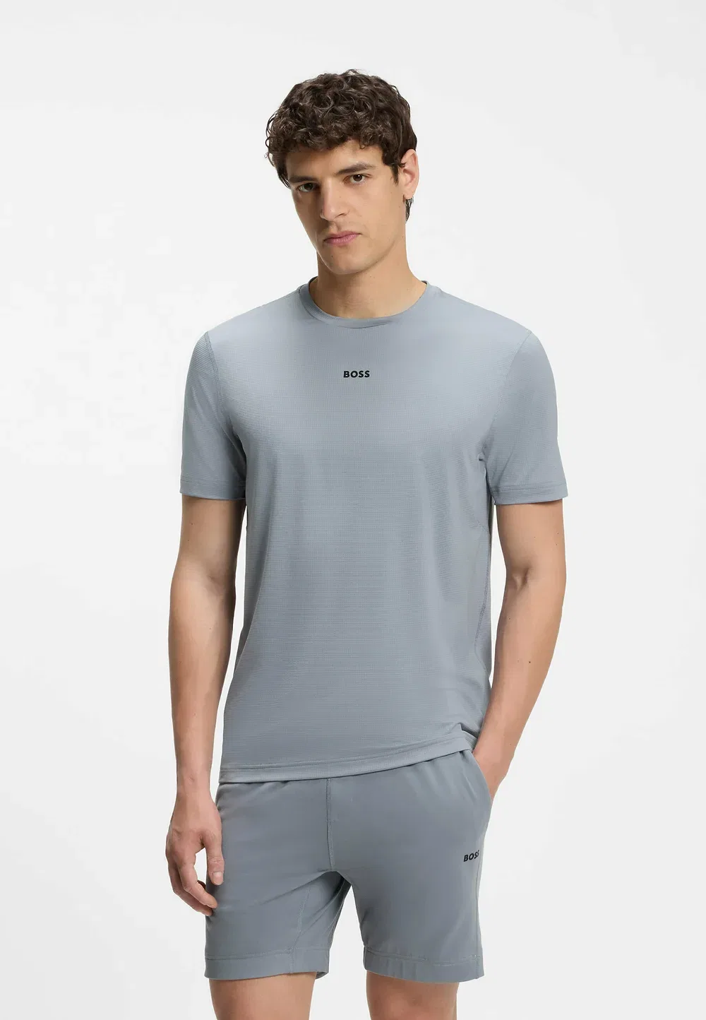 Простая футболка Boss, Dark Grey Six