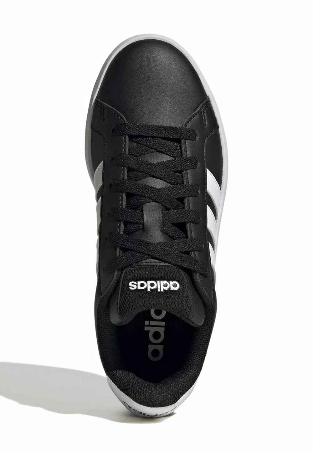 Grand Court 3.0 J унисекс - кроссовки для ходьбы Adidas Performance, Core Black/Ftwr White/Ftwr White — фото 3