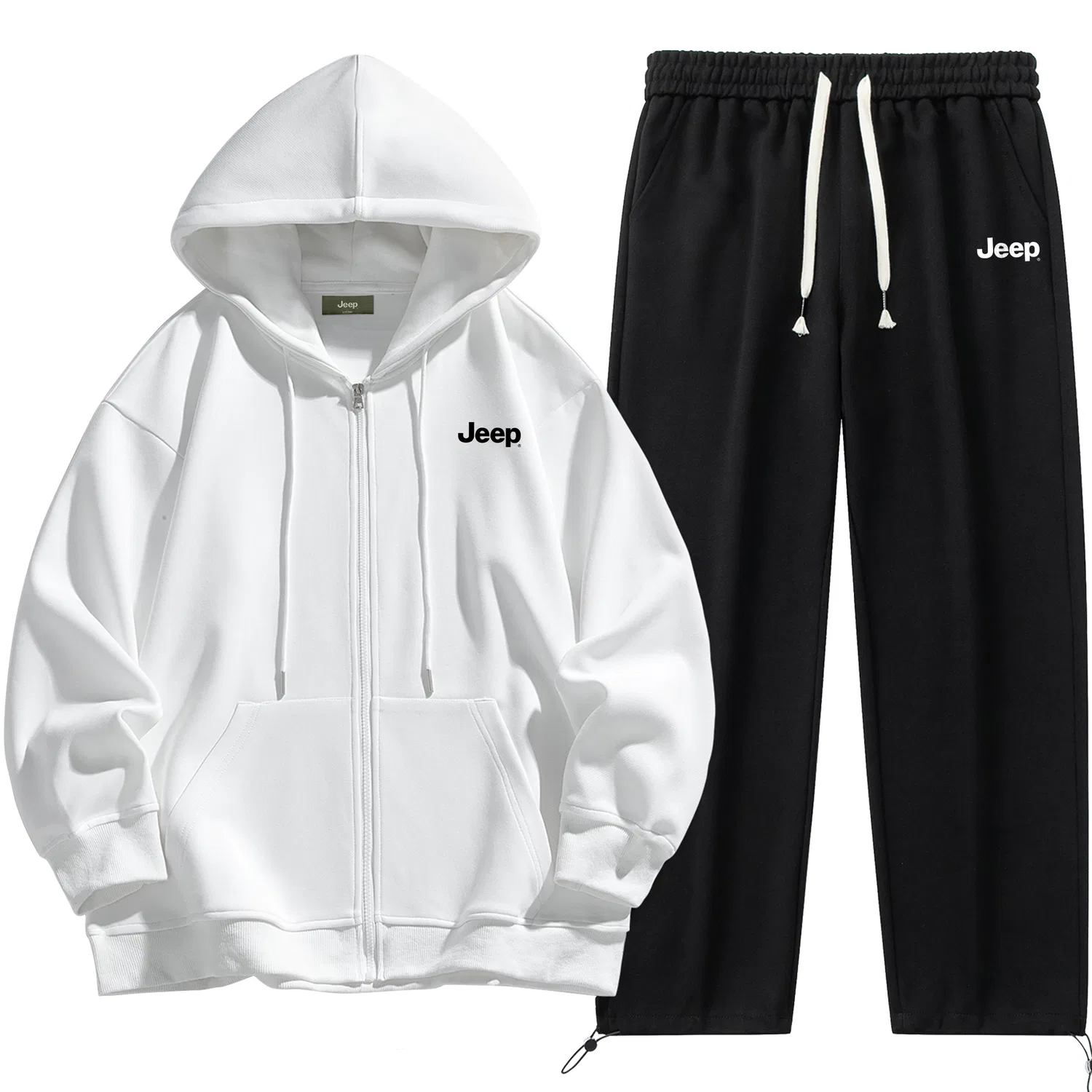 Детский комплект из худи и брюк Jeep Casual Sportswear, Avocado Green — фото 3