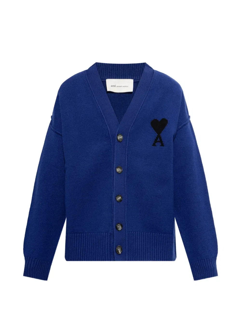 Кардиган шерстяной Natural Ami Paris, синий