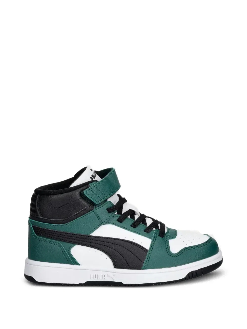 Кроссовки Rebound Slam с высоким берцем Puma Kids, зеленый — фото 2