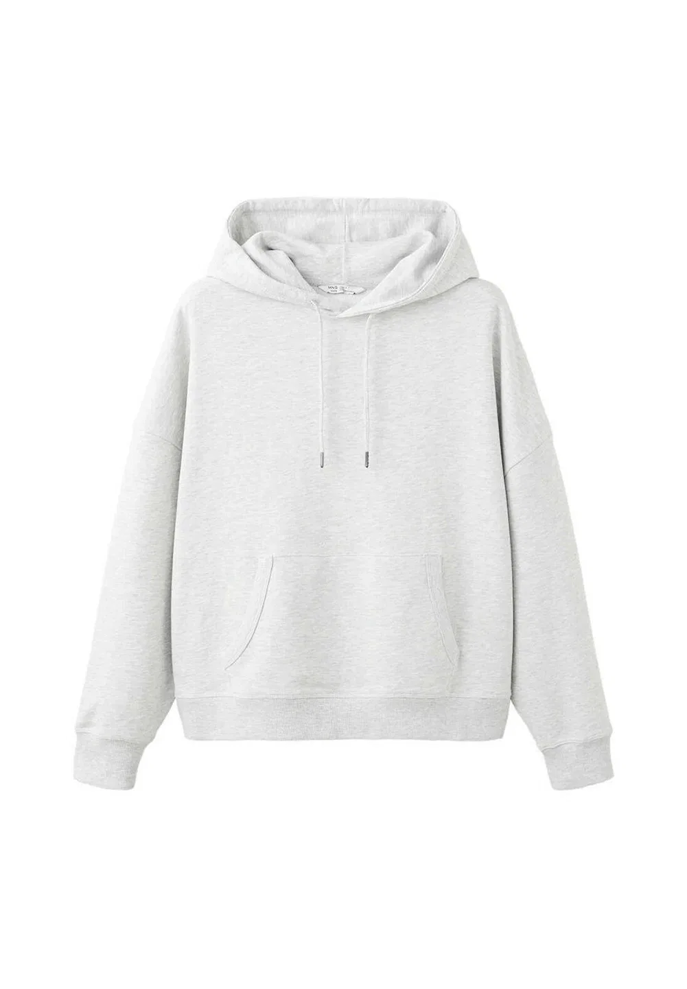 Подростковая толстовка Mango Kids, Mottled Light Grey — фото 4