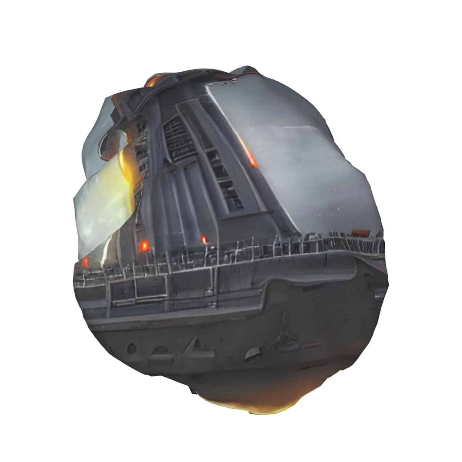 Шапочка для душа двойная, SSIMOO, Giant Nuclear Ship, 27.7 см — фото 2