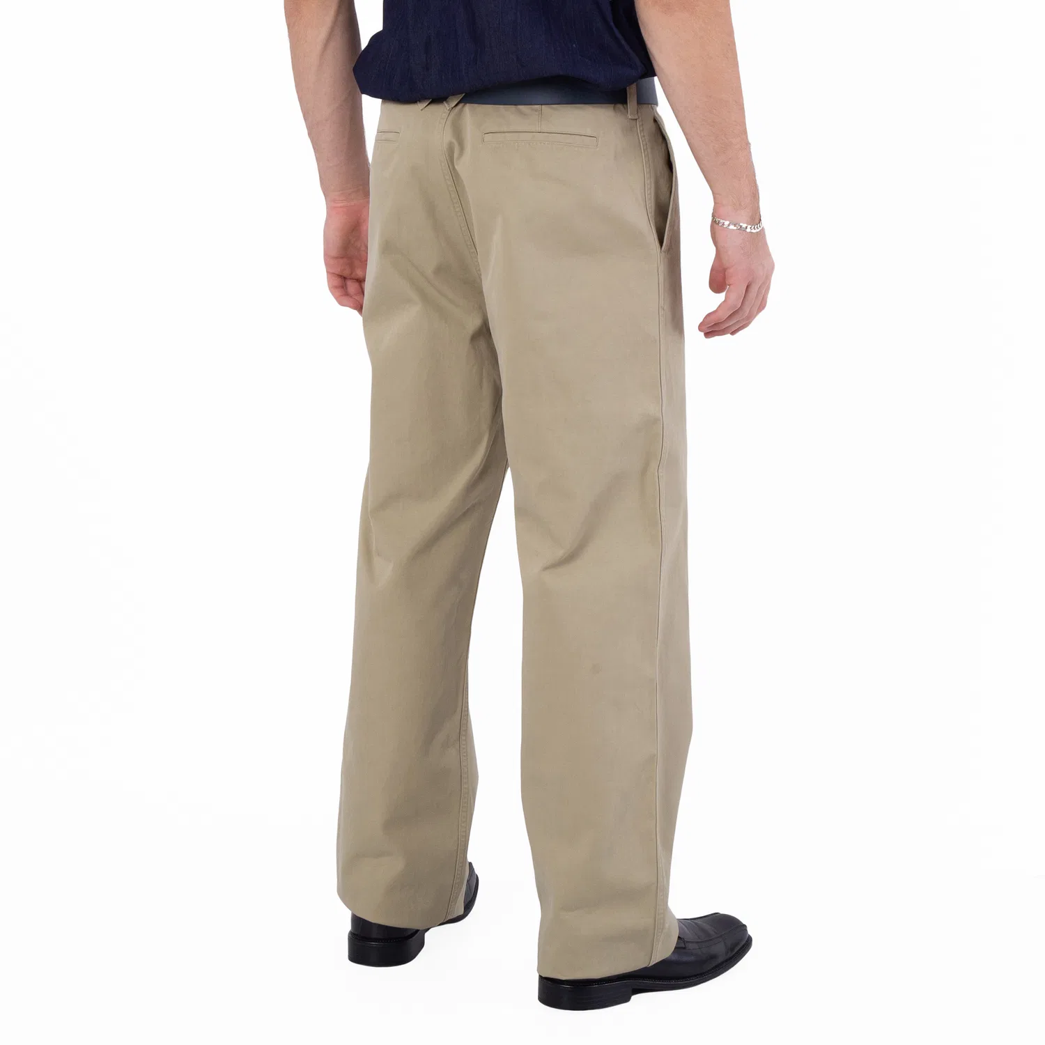 Брюки чинос из двустороннего хлопка Double-Faced Cotton Chinos Burberry, Hunter — фото 4