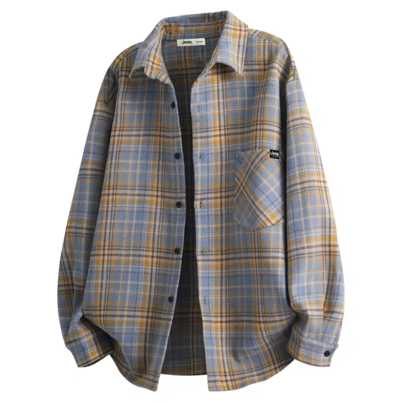 Детская рубашка в клетку Jeep, Yellow Plaid Color