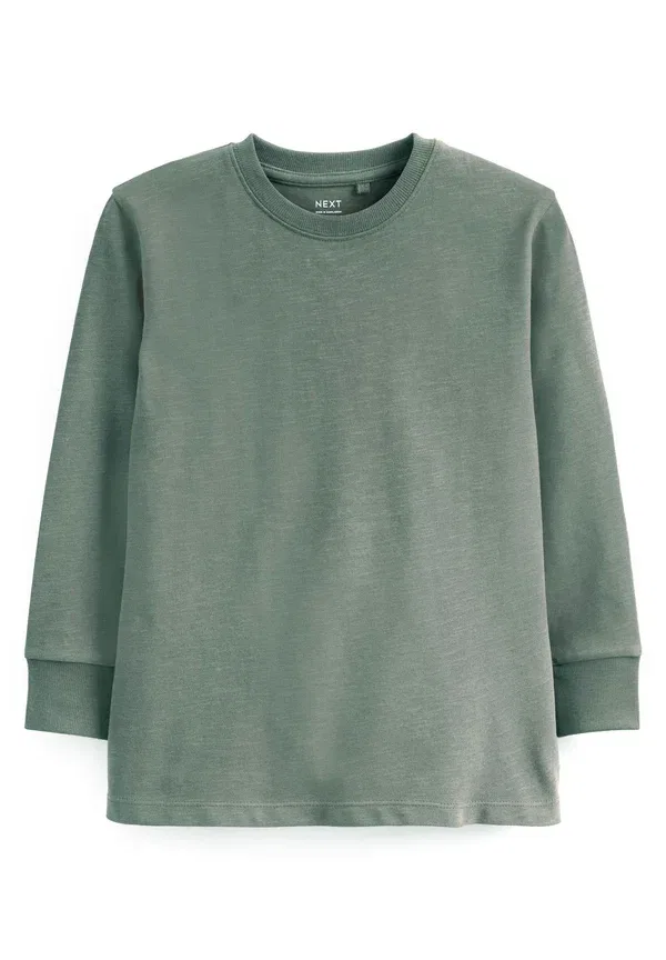 Футболка с длинным рукавом хлопковая Cosy Next, Dark Mineral Green, темно-синий/зеленый