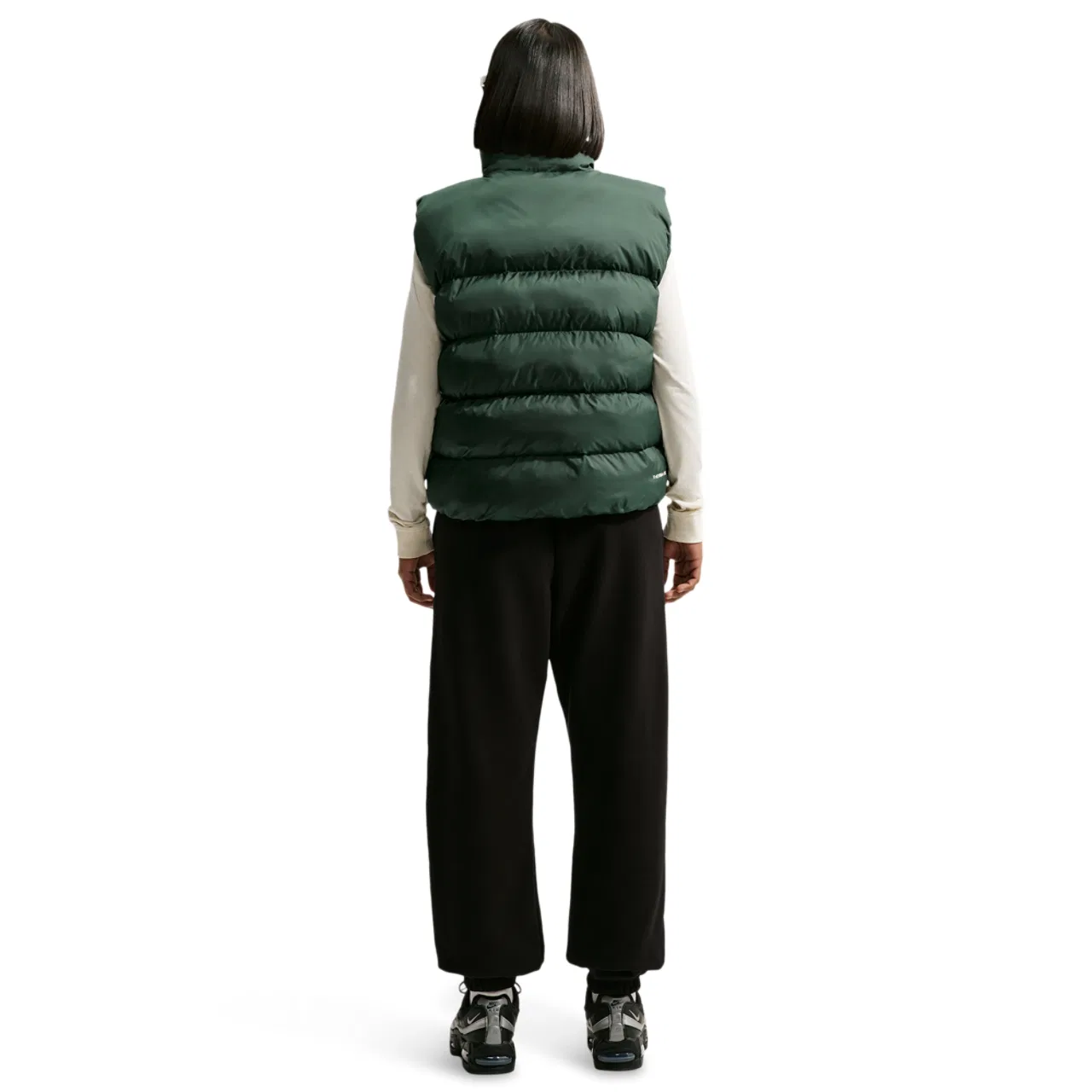 Женский жилет с утеплителем, свободного кроя, Nike Therma-FIT Synthetic Classic Vest, Nike, Camo Green/Sail — фото 4