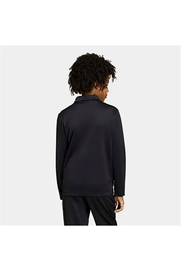 Детская для девочек толстовка с длинным рукавом Adidas, Black/White — фото 3