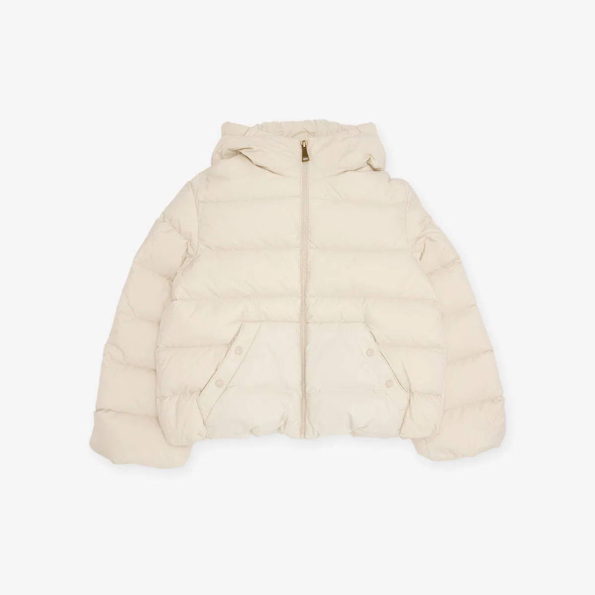 Пуховая куртка Xhante с капюшоном, размер 4-14 лет Moncler, бежевый