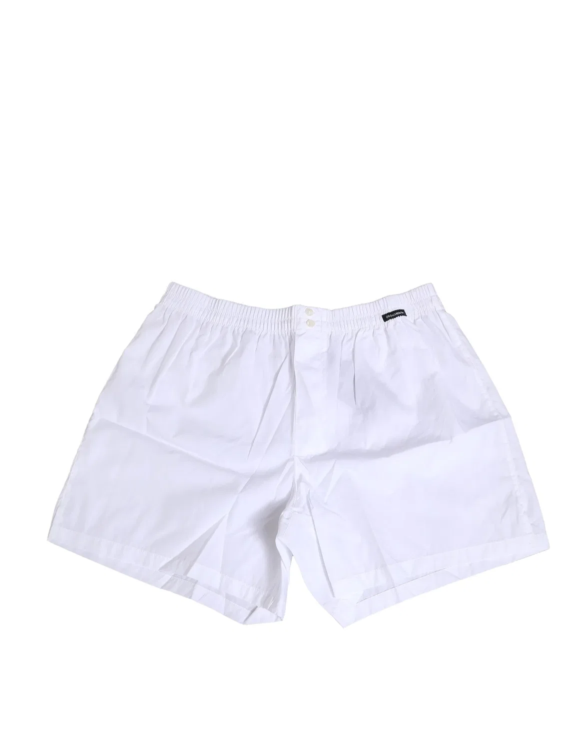 Мужские трусы-боксеры хлопковые с логотипом Dolce & Gabbana, White