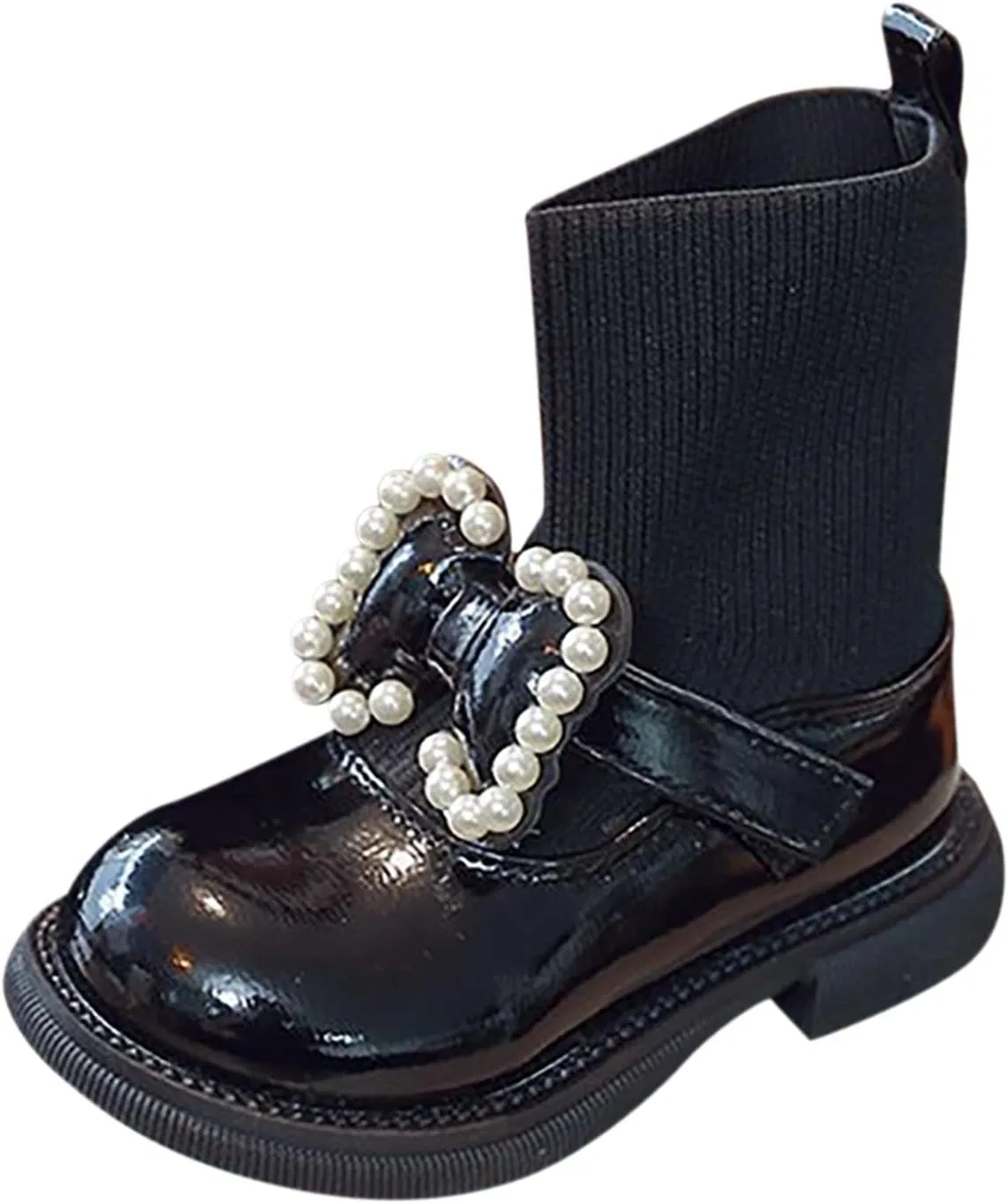 Детские ботинки для девочек с коротким голенищем WGRIF, Black