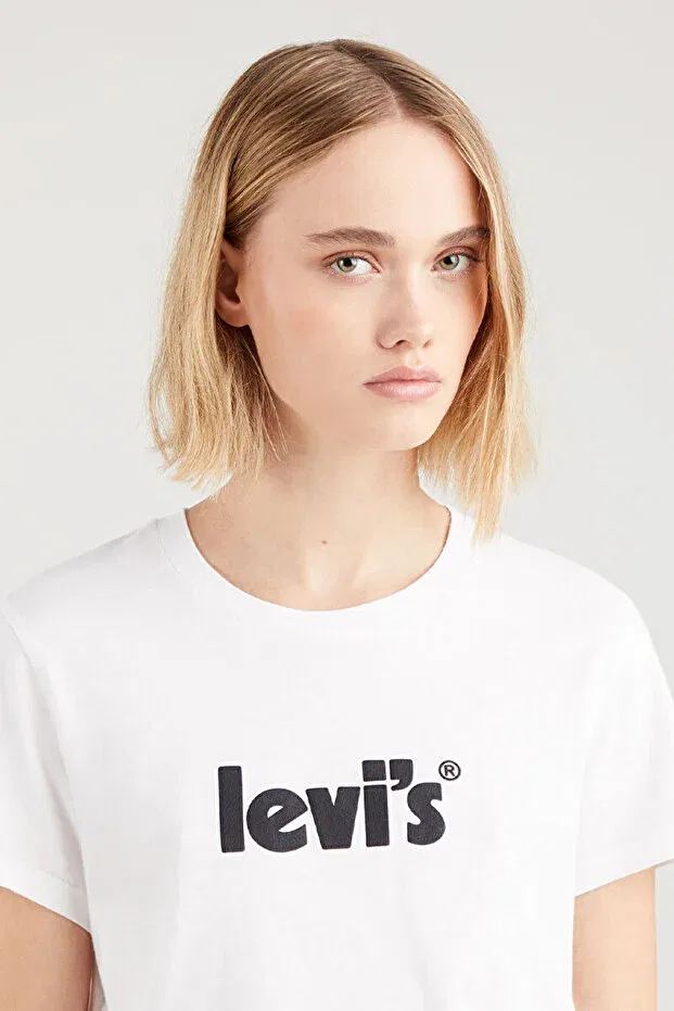 Женская футболка с принтом Sugar Swizzle Levi'S, White — фото 2