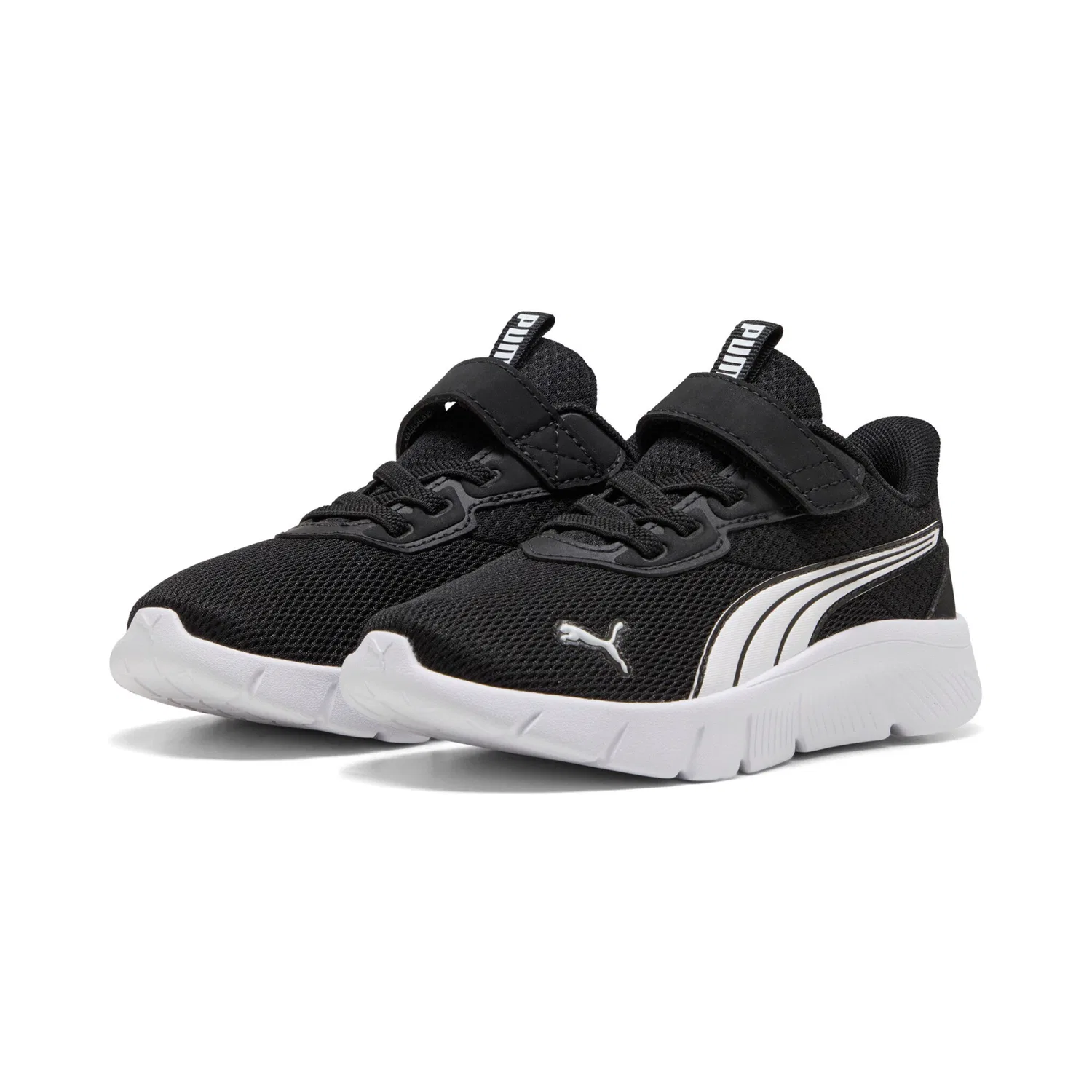 Детские кроссовки с атм. верхом FlexFocus Modern AC PS PUMA, Black/White