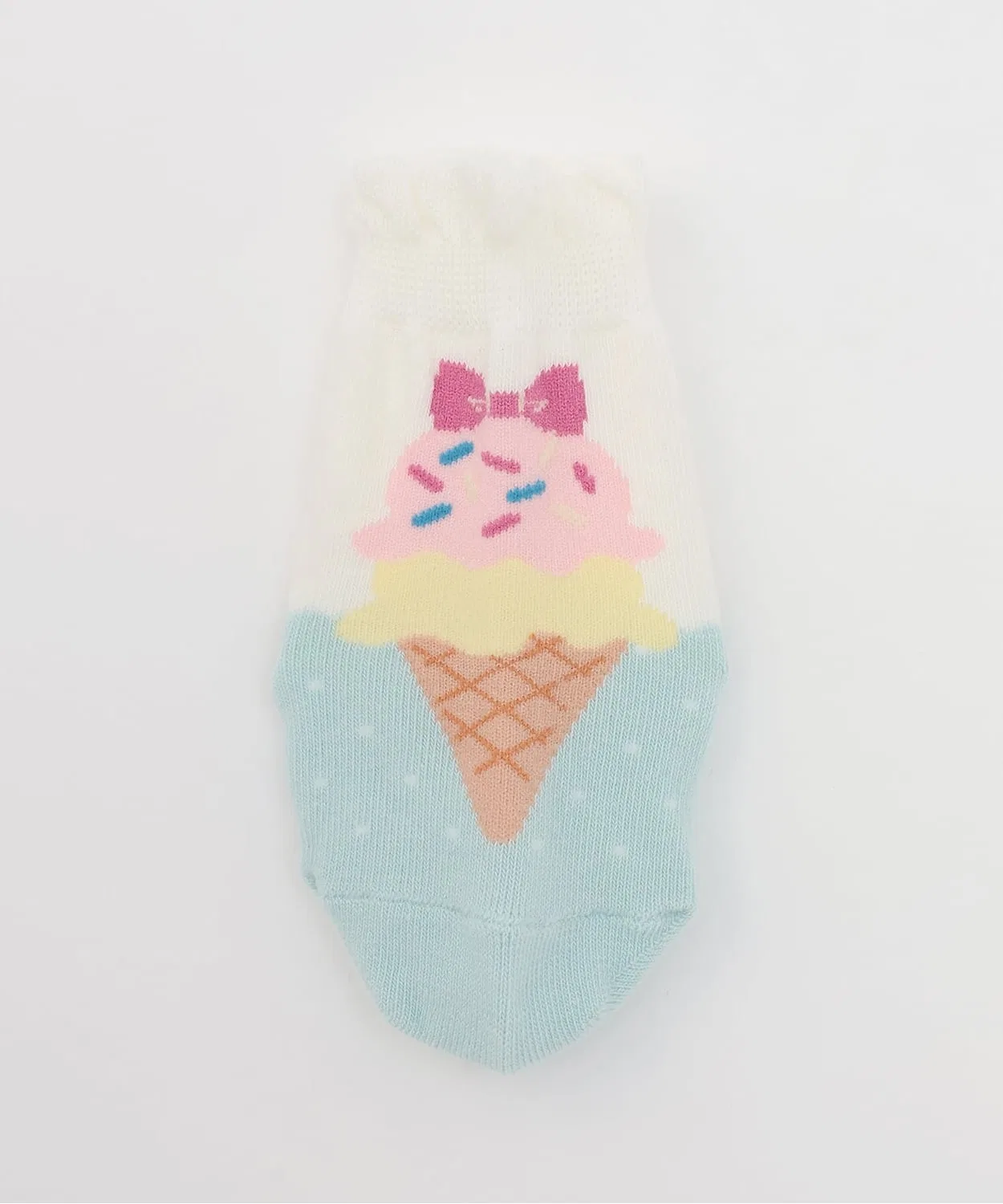 Детские носки с принтом Ice Cream, модель Ice Socks, baby cheer, Pink — фото 3
