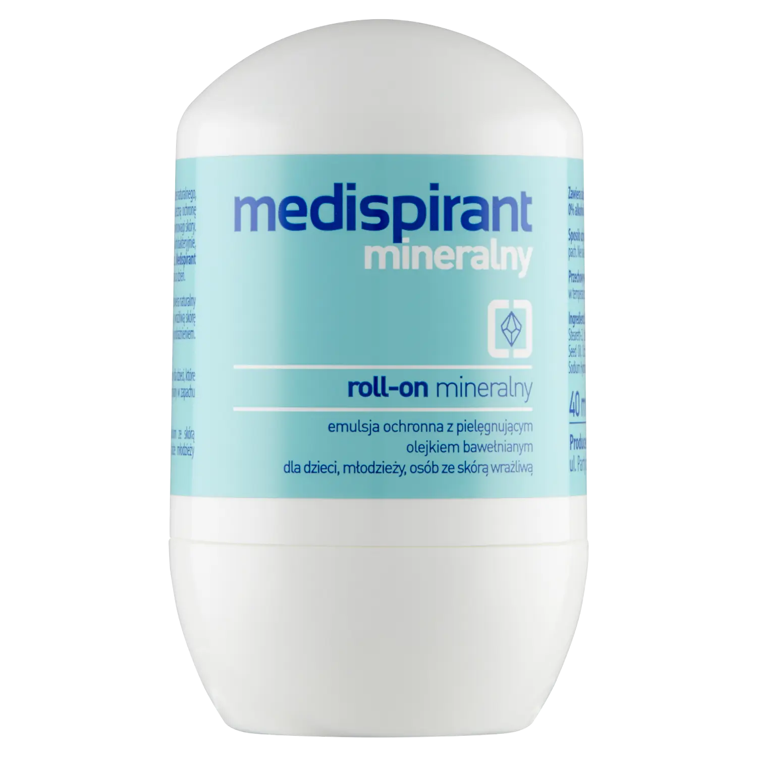 

Medispirant шариковый дезодорант минеральный, 40 мл