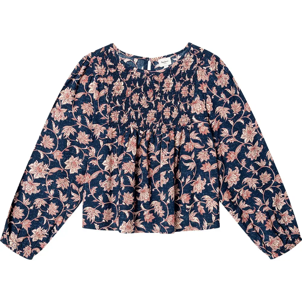 Детская блуза для девочек с длинным рукавом Naiara Pepe jeans, Blue